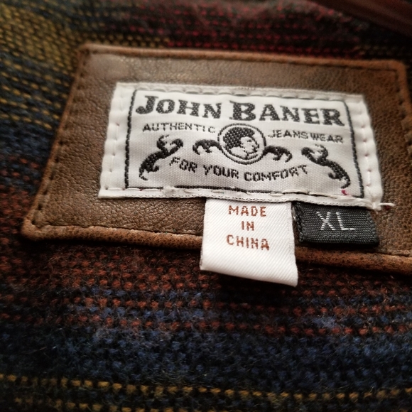 Men's John Baner Genuine Leather Jacket - Picture 7 of 8